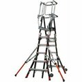 Little Giant Ladders Little Giant Fiberglass Compact Safety Cage Ladder, 6-10' Type 1AA - 19506-244